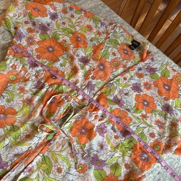 Retro Floral Kimono Blouse - Picture 9 of 9